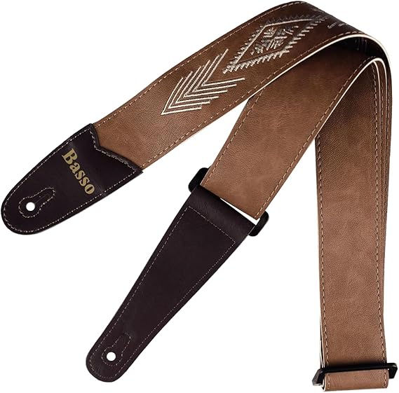 Correia Alça Guitarra Violao Basso PL 183 Sintetico Whiskey