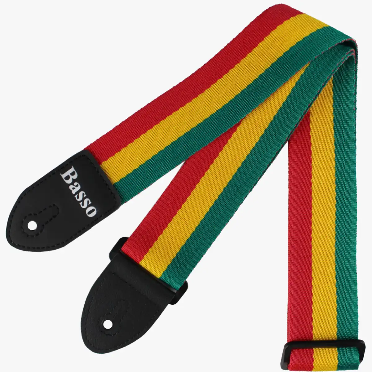 Correia Alça Guitarra Violão Baixo Basso Nylon SF 29 RASTA