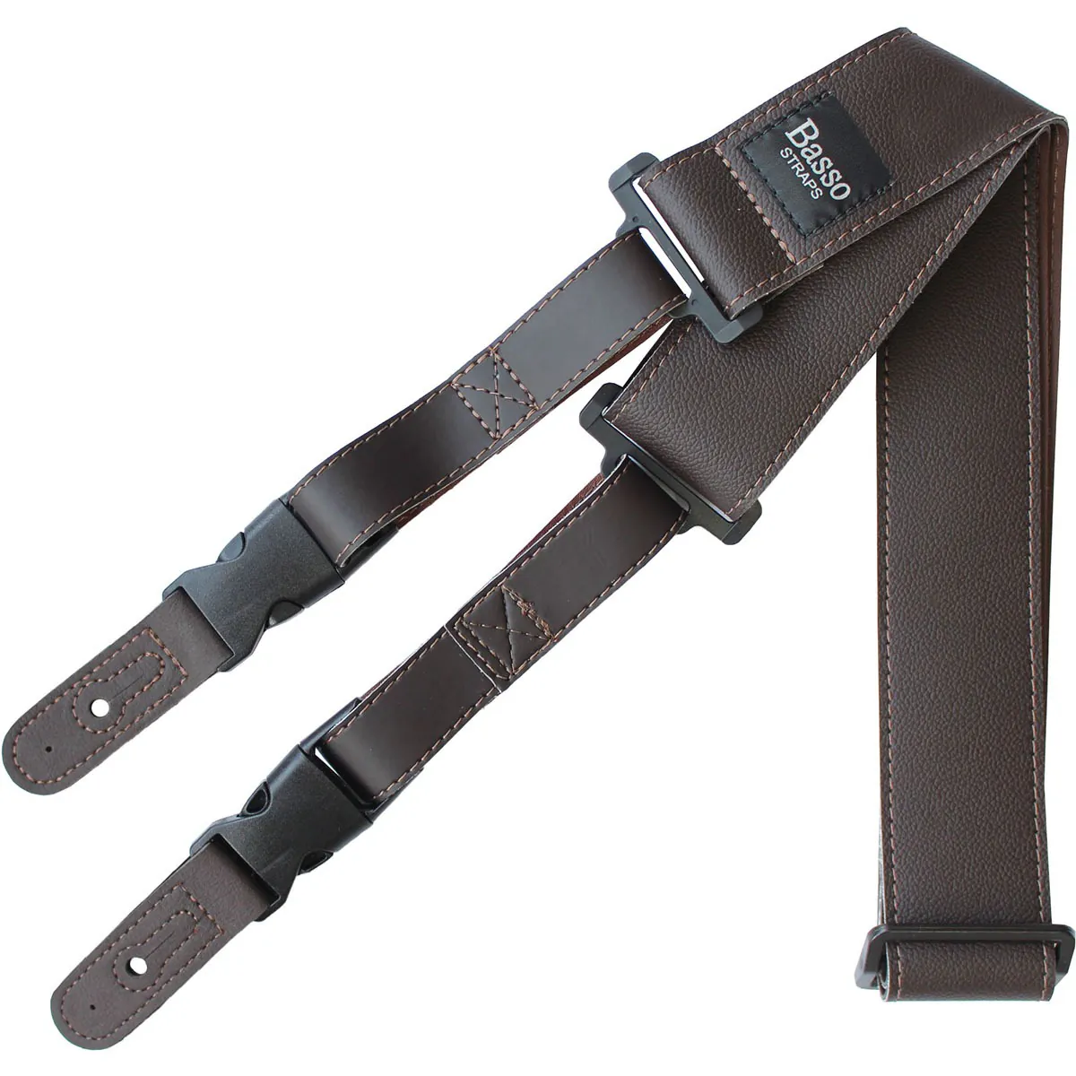 Correia Guitarra Violão Basso Qs 06 Quick Release Marrom