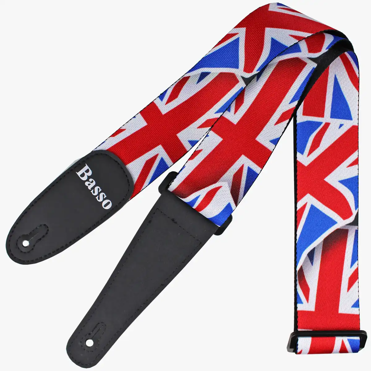 Correia Alça Guitarra Violão Baixo Basso Poliéster Ajustável 92 à 155cm SF 354 Inglaterra